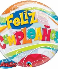 Funtastic Balloon Creations Bubbles Feliz Cumpleanos