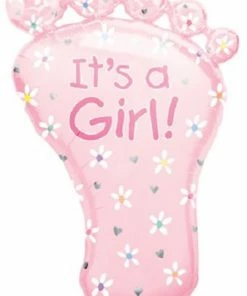 Funtastic Balloon Creations It's A Girl! Super Shape Footprint