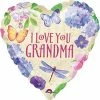 Funtastic Balloon Creations Heart Shaped I Love You Grandma