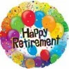 Funtastic Balloon Creations Single Foils Happy Retirement Rainbow Balloons