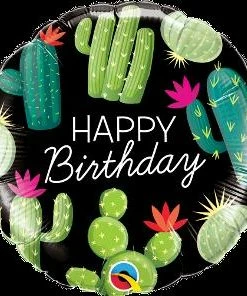 Funtastic Balloon Creations Single Foils Happy Birthday Cactus