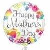 Funtastic Balloon Creations Single Foils Happy Mother's Day White With Flowers