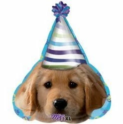 Funtastic Balloon Creations Single Foils Puppy Party Hat