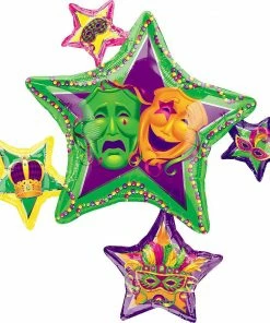 Funtastic Balloon Creations Mardi Gras Mask