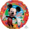 Funtastic Balloon Creations Single Foils Happy Birthday Mickey Clubhouse