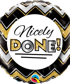 Funtastic Balloon Creations Single Foils Nicely Done Graduation