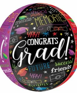 Funtastic Balloon Creations Orbz XL Congrats Grad