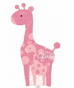Funtastic Balloon Creations It's A Girl Giraffe Super Shape
