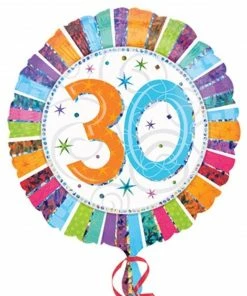 Funtastic Balloon Creations Holographic Rainbow 30