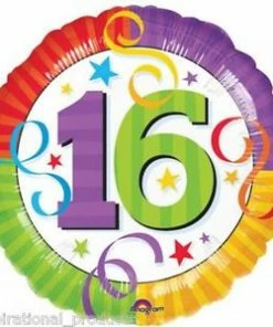 Funtastic Balloon Creations Single Foils Rainbow 16