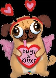 Funtastic Balloon Creations Pugs & Kisses Single Foils 3 Funtastic Balloon Creations Pugs & Kisses Single Foils