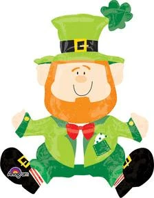 Funtastic Balloon Creations Single Foils Sitting Leprechaun Multi-Balloon