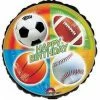 Funtastic Balloon Creations Single Foils Happy Birthday Sports Theme 2 Funtastic Balloon Creations Single Foils Happy Birthday Sports Theme