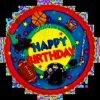 Funtastic Balloon Creations Happy Birthday Sports