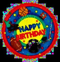 Funtastic Balloon Creations Happy Birthday Sports