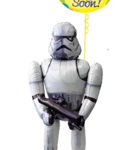 Funtastic Balloon Creations Storm Trooper Get Well Bouquet (1 Airwalker, 1 Orbz)