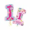 Funtastic Balloon Creations Birthday Girl 1st Birthday Single Foils 2 Funtastic Balloon Creations Birthday Girl 1st Birthday Single Foils
