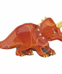 Funtastic Balloon Creations Triceratops Dinosaur Super Shape Single Foils
