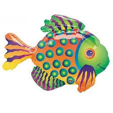 Funtastic Balloon Creations Tropical Fish Super Shape Single Foils