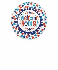 Funtastic Balloon Creations Welcome Home Blue & Red