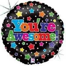 Funtastic Balloon Creations You're Awesome Stars Single Foils