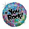 Funtastic Balloon Creations You Rock Holographic Single Foils